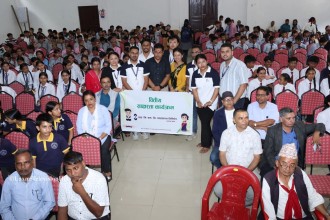 "गल्याङमा SEE दिने विद्यार्थीका लागि साक्षरता तथा अनलाइन शिक्षा कार्यक्रम सम्पन्न"