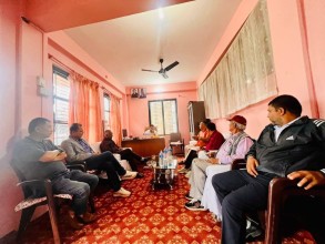 स्याङ्जा चोकमा चार दलको संयुक्त उद्घोषः 'संविधान जोगाउने  दायित्व हाम्रो हो!'