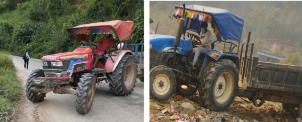 स्याङ्जामा अवैध रूपमा नदीजन्य पदार्थ ओसारपसार गर्ने दुई ट्याक्टर नियन्त्रणमा