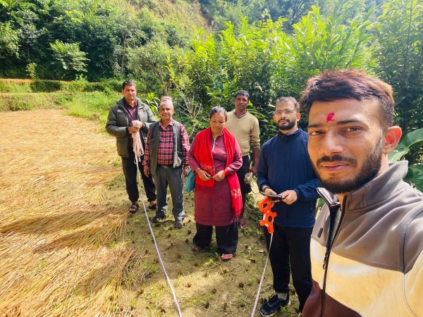 झरीले क्षति पुगेपछि पैयूँका किसानलाई प्रति रोपनी २ हजार राहत